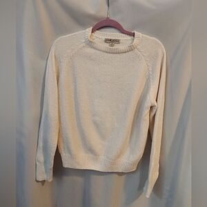 Love Change Ivory Chenille Crew Neck Sweater